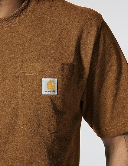 Carhartt mens Loose Fit Heavyweight Short-sleeve Pocket T-shirt New with Tags!