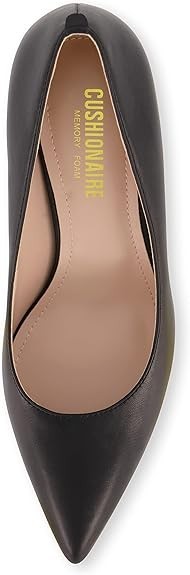 CUSHIONAIRE Women's Alta Dress Pump Black Size 7.5M Brand New!