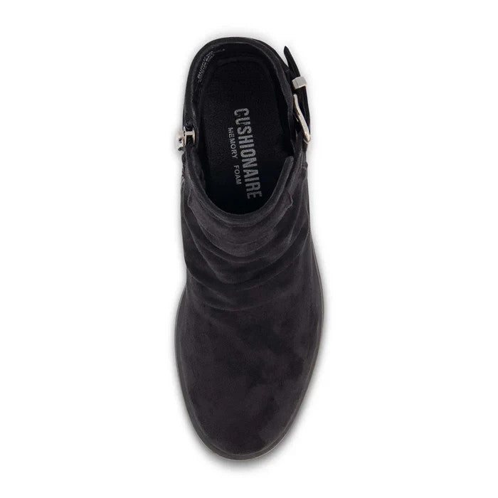 CUSHIONAIRE Women's Burke Buckle Ankle Boot Size 7W Brand New!