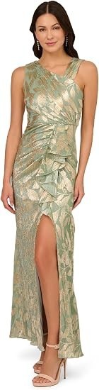 Adrianna Papell Women's Foil Asymmetric 16 New with Tags!