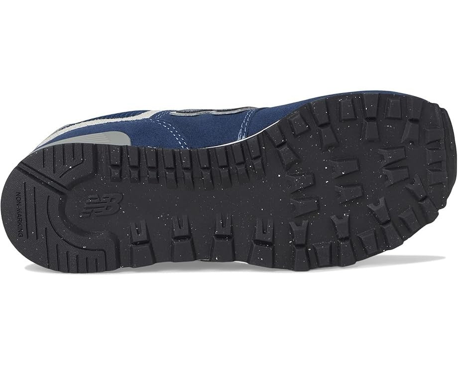 New Balance Kid's 574 Core Bungee Sneaker Navy/White Size 3M Infant 0-12 Months