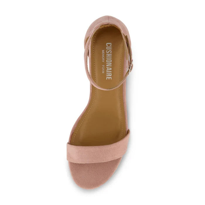 CUSHIONAIRE Women's Alba Block Heel Sandal Size 8.5M Brand New!