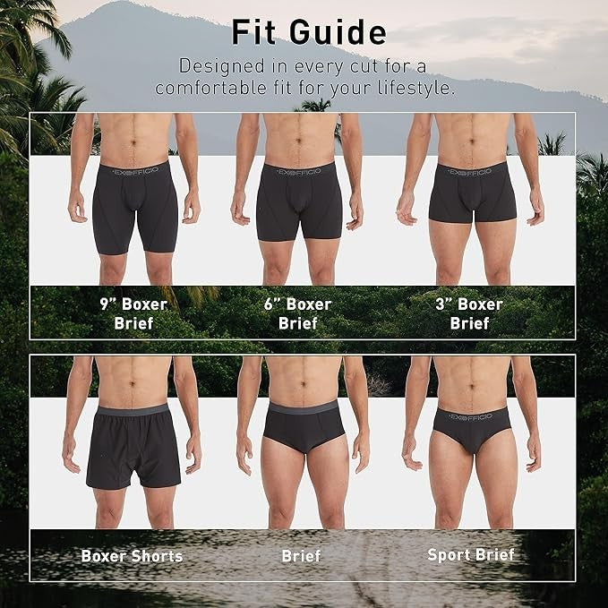 ExOfficio Men's Give-N-Go 2.0 Boxer Brief - Comfortable Underwear, X-Large New!