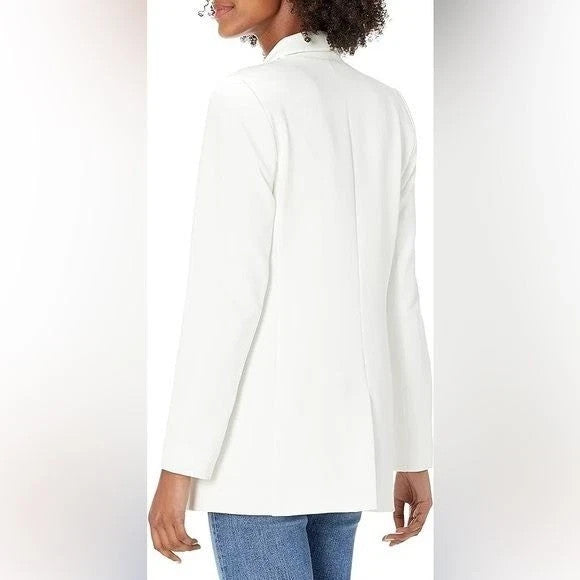 The Drop Women's Blake Long Blazer Ivory Size M Brand New!