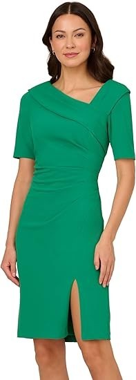 Adrianna Papell Woman's Stretch Crepe Dress