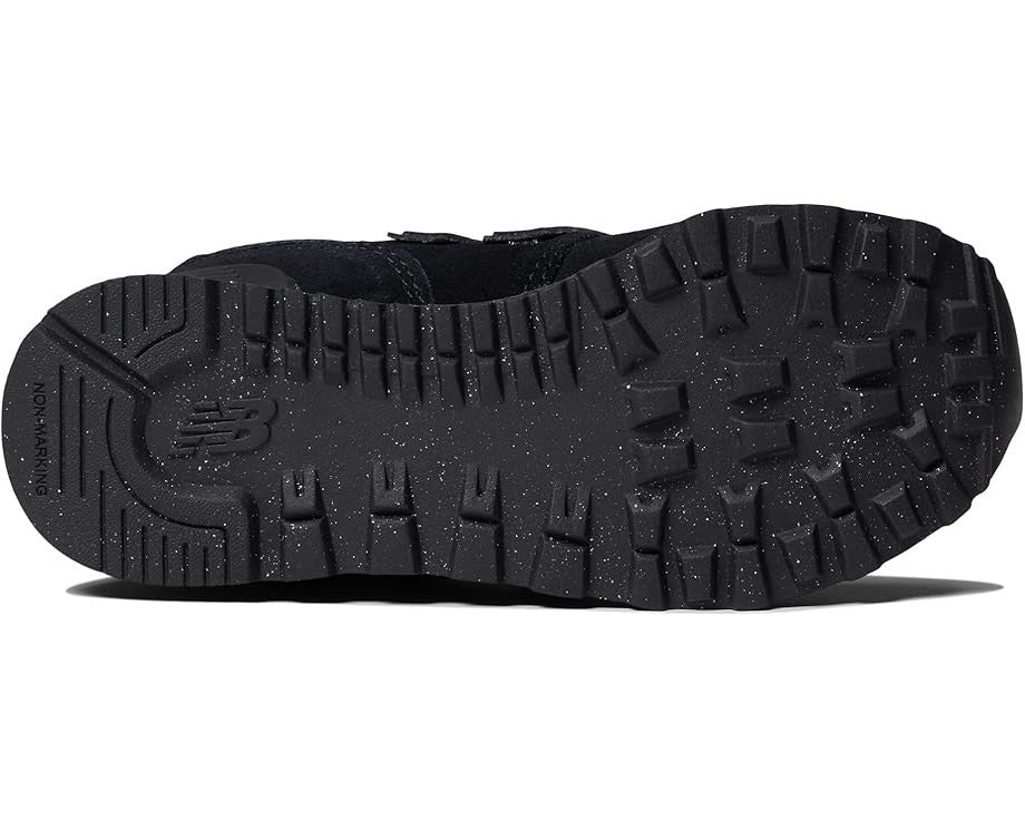 New Balance Kid's 574 Core Bungee Sneaker Black Size 6.5M Toddler