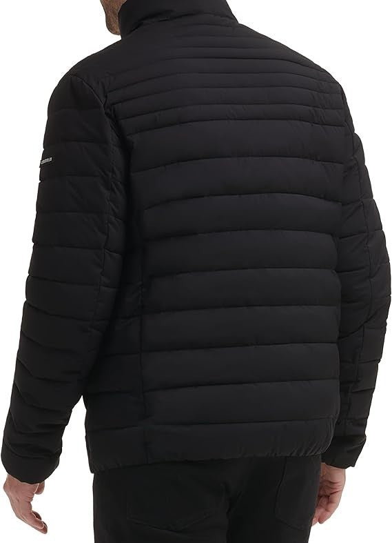 Calvin Klein Men's Classic Full Zip Down Puffer Coat Black Size 2XL New With Tag