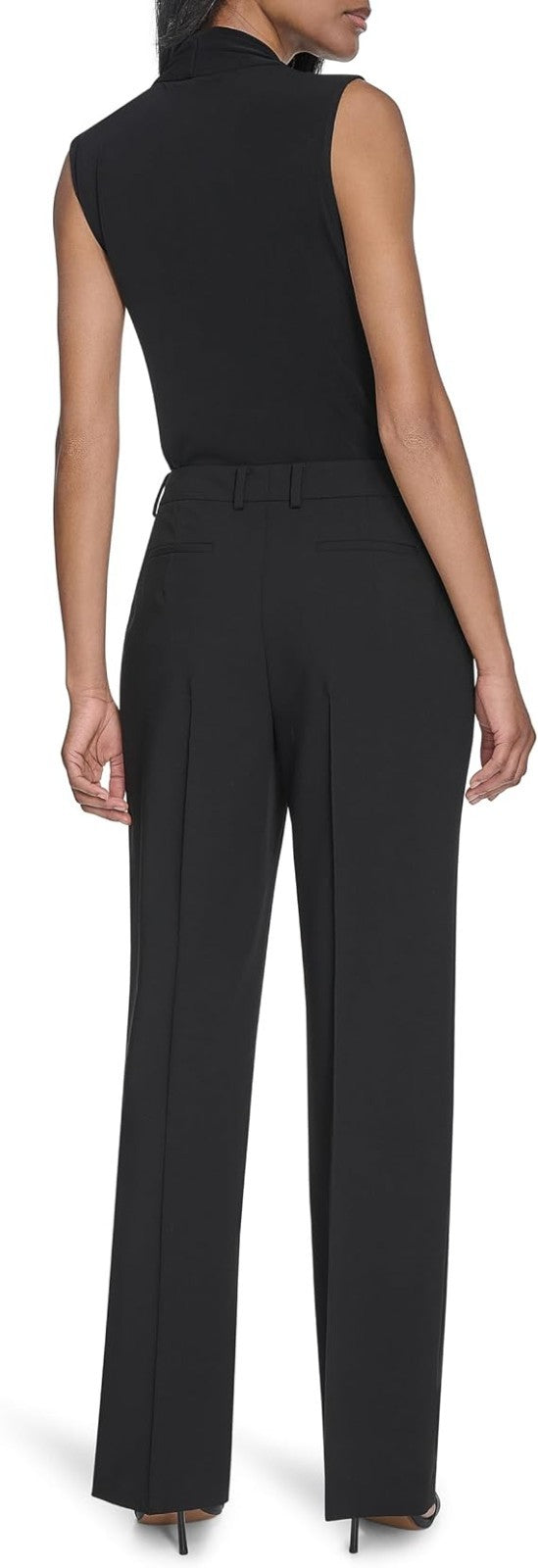 H HALSTON Women's Suits Pant, Black, 8 New with Tags!