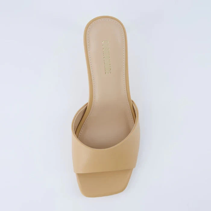 CUSHIONAIRE Evie One Band Dress Heel Nude Size 11 Brand New!