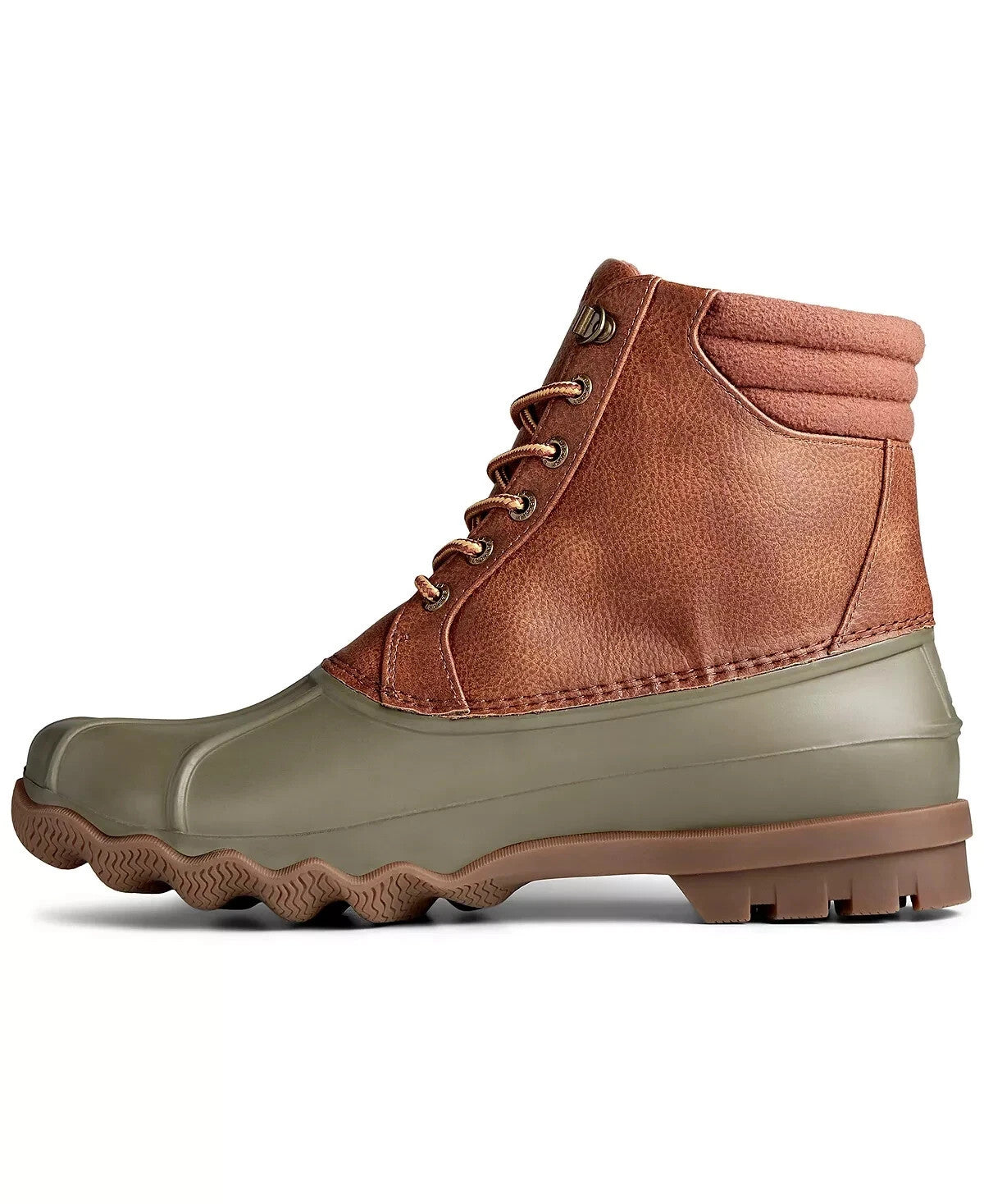 Sperry Top-Sider Men's Avenue Duck Boot Tan with Olive Size 7.5M Brand New!