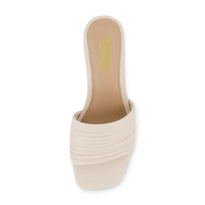 CUSHIONAIRE Irma One Band Dress Heel Cream Size 11M Brand New!