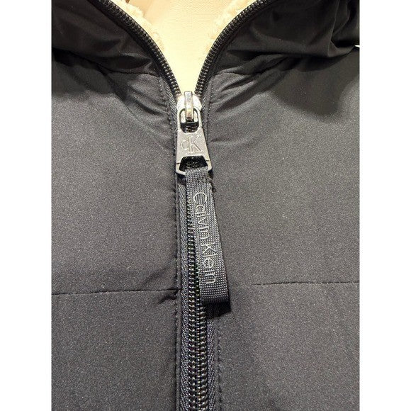 Calvin Klein Men's Sherpa Lined Hooded Puffer Jacket Large Brand New With Tags!