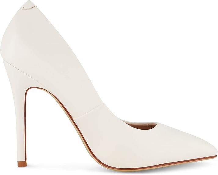 CUSHIONAIRE Women's Alta Dress Pump White Size 8.5M Brand New!