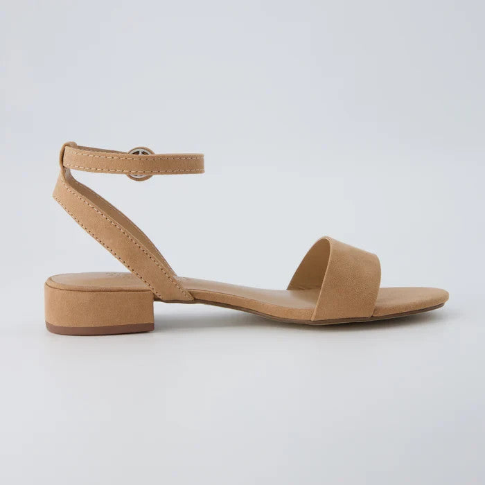 CUSHIONAIRE Nila Slim Dress Sandal Taupe Size 8W Brand New!