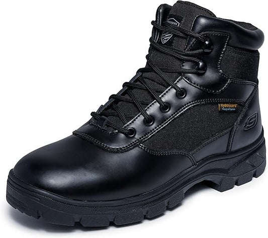 Skechers Men's Work Wascana-Benen Boot, Black, 9W