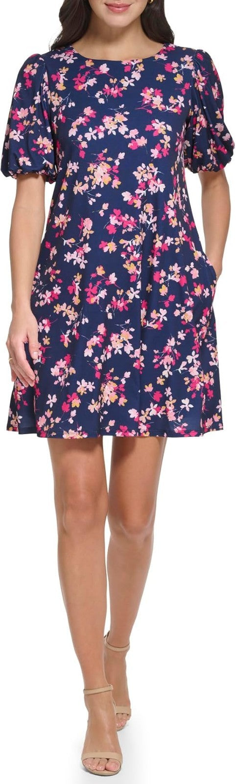 Jessica Howard Women's Dress, Navy Multi, New with Tags!