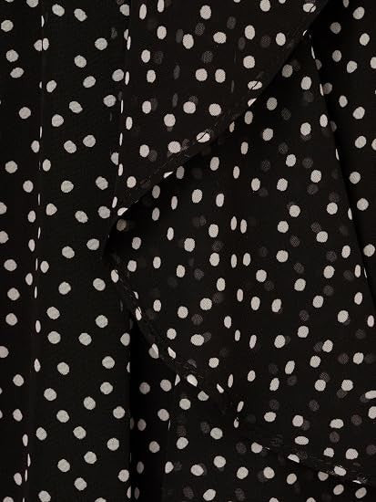 Adrianna Papell Women's Shirred Dot Chiffon Midi Dress, 16 New with Tags!