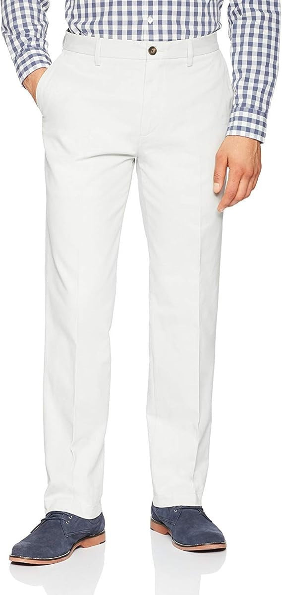 Amazon Essentials Men Classic-Fit Wrinkle-Resistant Flat-Front Chino Pant
