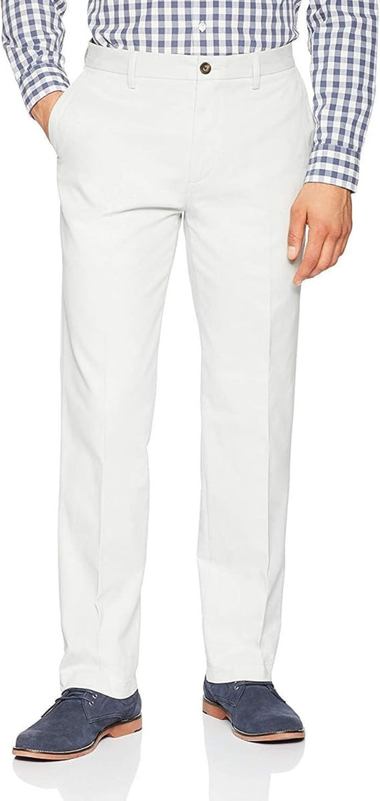 Amazon Essentials Men Classic-Fit Wrinkle-Resistant Flat-Front Chino Pant