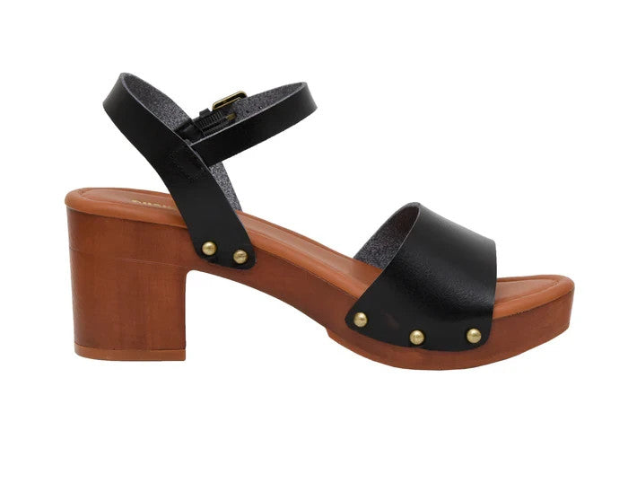CUSHIONAIRE Sloan Faux Wood Sandals Size 8.5M Brand New!