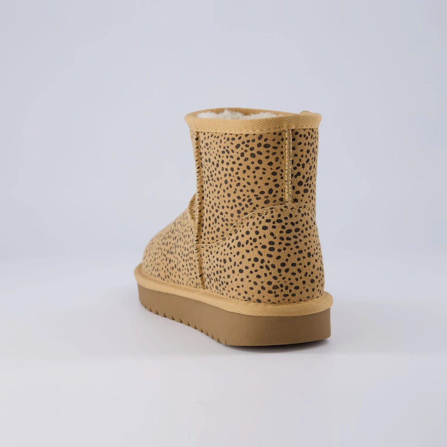 Cushionaire Hip 2 Genuine Suede Ankle Boots for Women Cheetah Size 6.5M