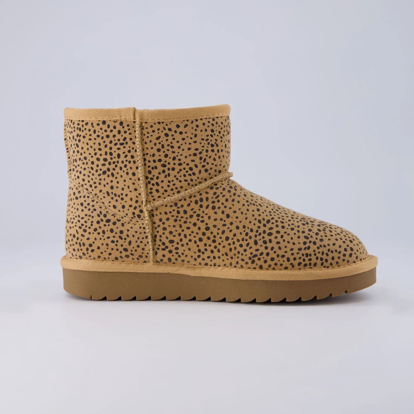 Cushionaire Hip 2 Genuine Suede Ankle Boots for Women Cheetah Size 6.5M