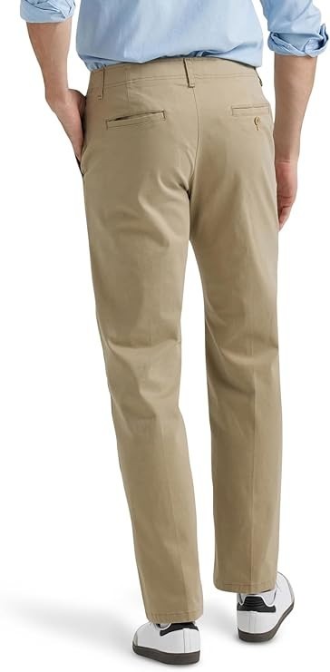 Lee Men's Extreme Motion Flat Front Regular Straight Pant New with Tags!