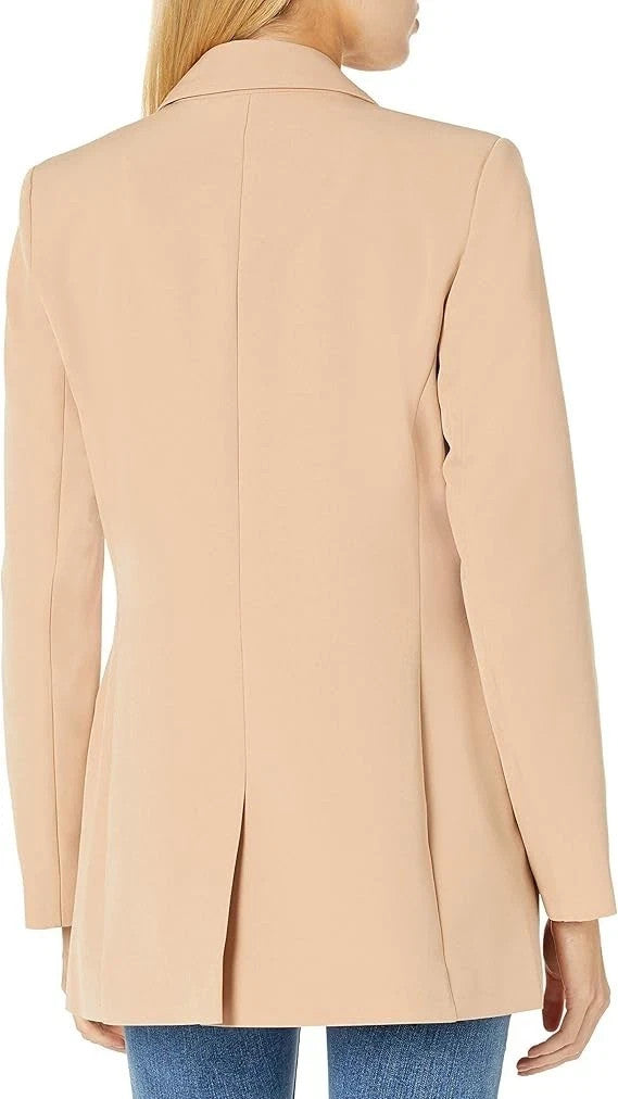The Drop Women's Blake Long Blazer Praline Size XL Brand New!