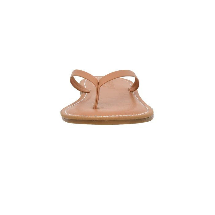 CUSHIONAIRE Cora Thong Sandal Natural Size 11M Brand New!