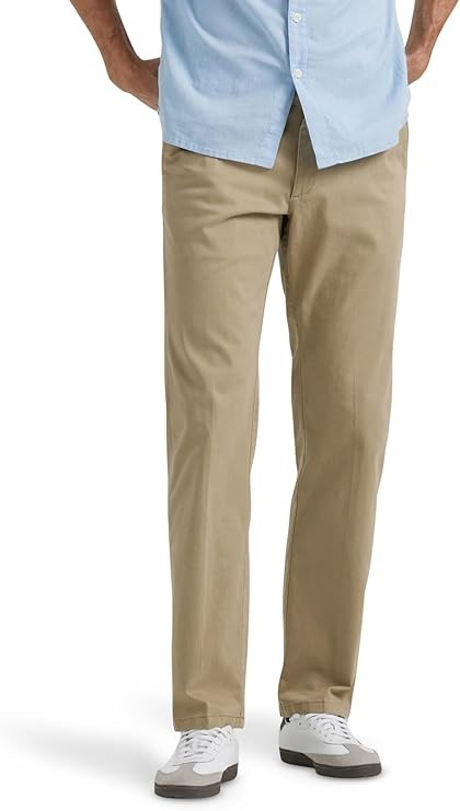 Lee Men's Extreme Motion Flat Front Regular Straight Pant New with Tags!