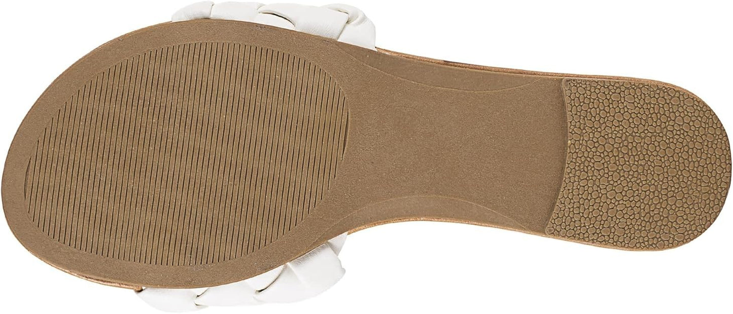 Fitory Women's Flat Sandals with Braided Band Size 8 Brand New!