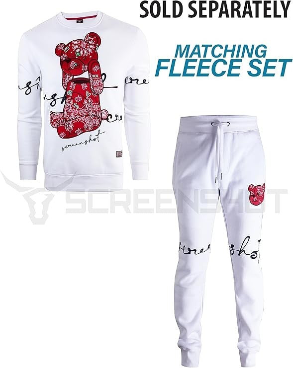 Fleece Pants Premium Urban Streetwear Graphic Sweatpants - Classic Jogger Fit