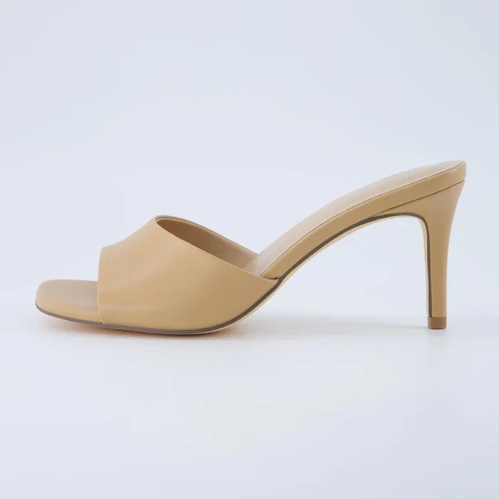 CUSHIONAIRE Evie One Band Dress Heel Nude Size 11 Brand New!