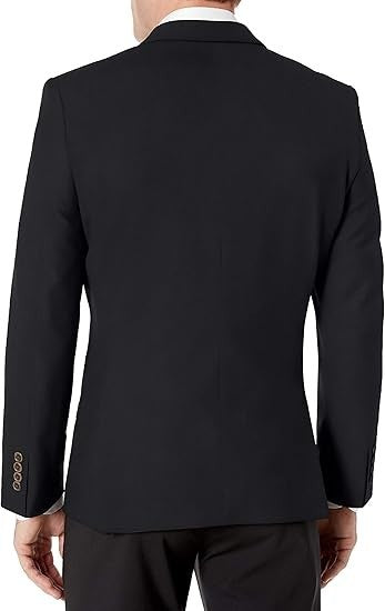 Amazon Essentials Men's Long-Sleeve Button-Front Stretch Blazer, New with Tags!