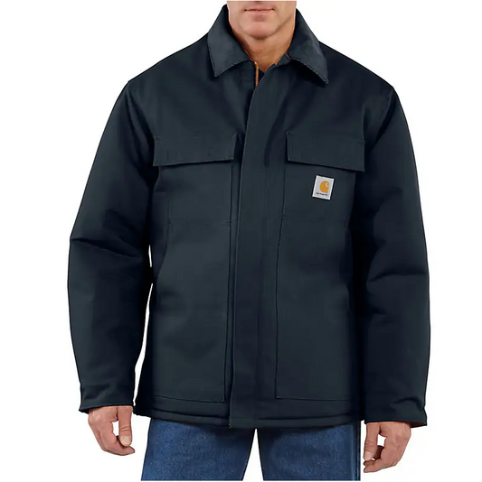 Carhartt Firm Duck Insulated Traditional Coat Dark Navy Size 2XL Brand New!