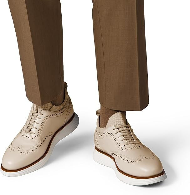 Bruno Marc Men's MaxFlex Oxford Wingtip Brogue Shoes Size 10.5 Brand New!
