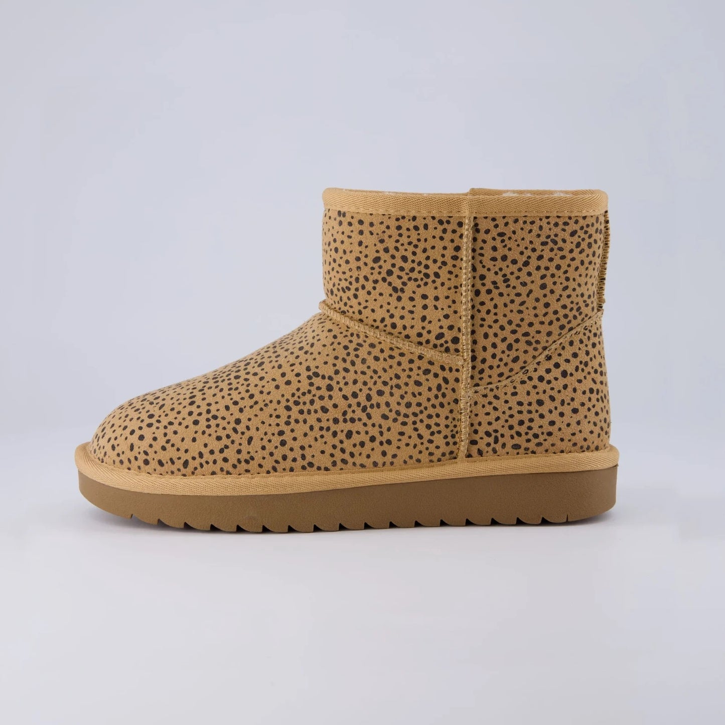 Cushionaire Hip 2 Genuine Suede Ankle Boots for Women Cheetah Size 6.5M