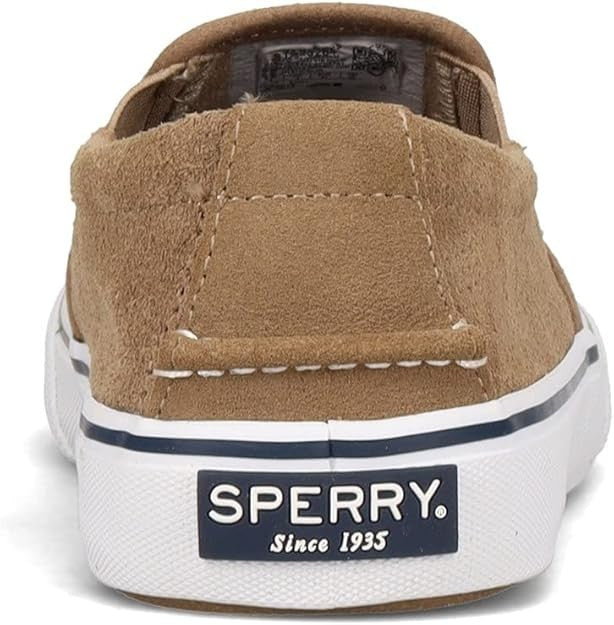 Sperry Men's Striper II Slip On Sneaker Taupe Size 5 Brand New!