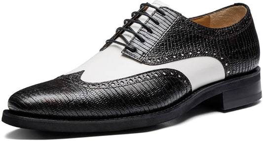 Jepson Gord Men's Dress Shoes Genuine Leather Oxfords Luxury
