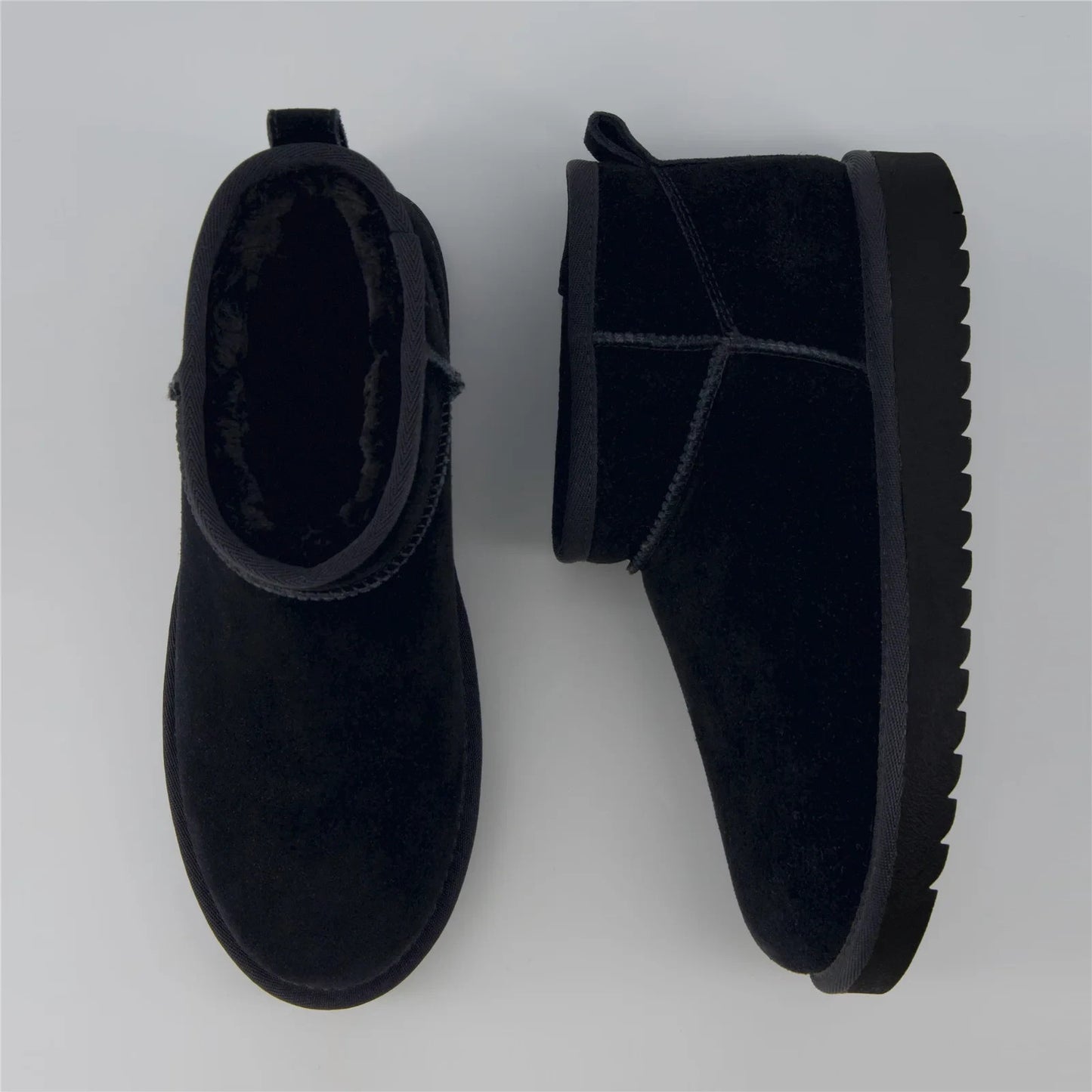 Cushionaire Hip 2 Genuine Suede Ankle Boots for Women Black Size 6.5W Brand New!