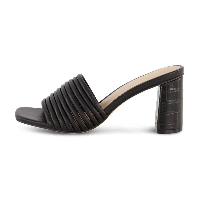 CUSHIONAIRE Irma One Band Dress Heel Black Size 9M Brand New!