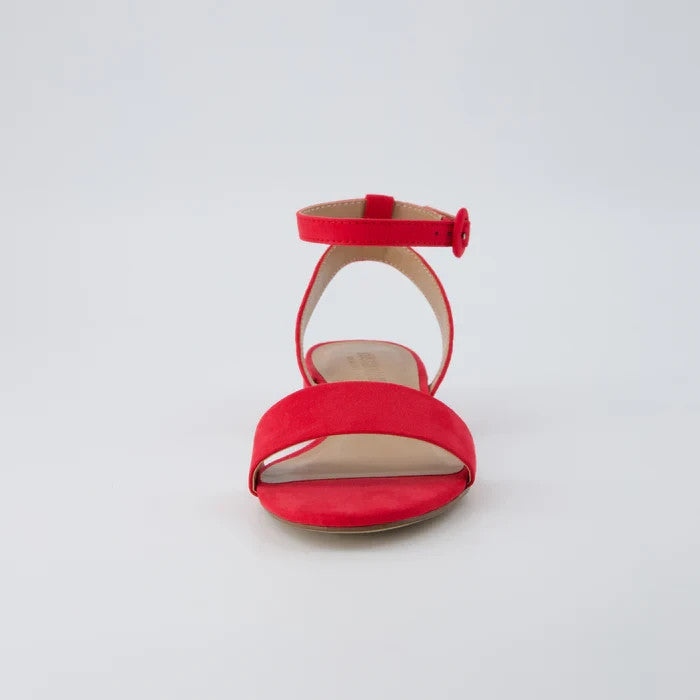 CUSHIONAIRE Nila Slim Dress Sandal Red Size 7.5M Brand New!