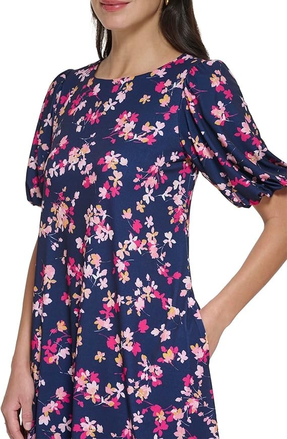 Jessica Howard Women's Dress, Navy Multi, New with Tags!
