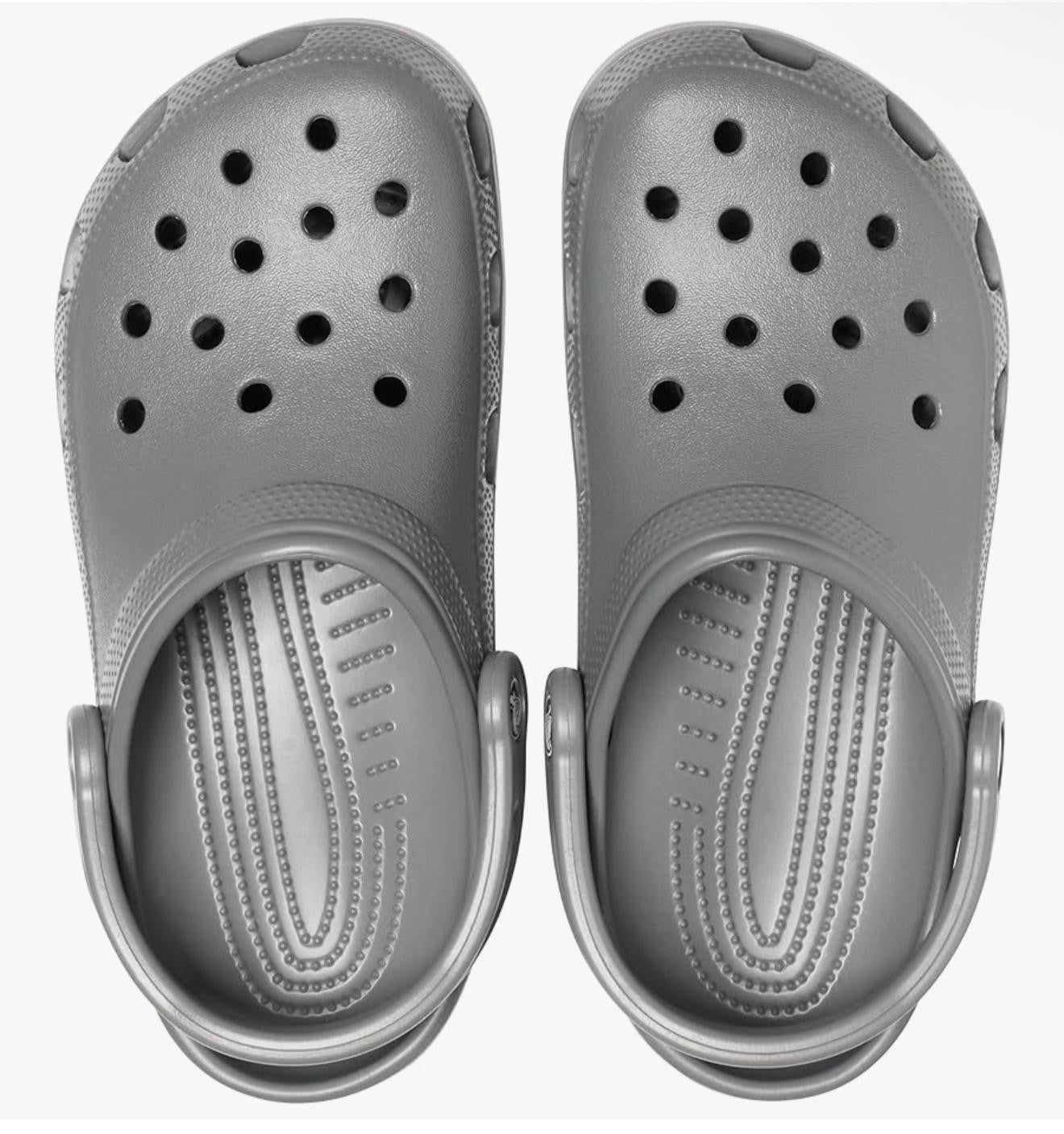 Crocs Unisex Classic Clogs Gray Size Women 4 Brand New No Box!