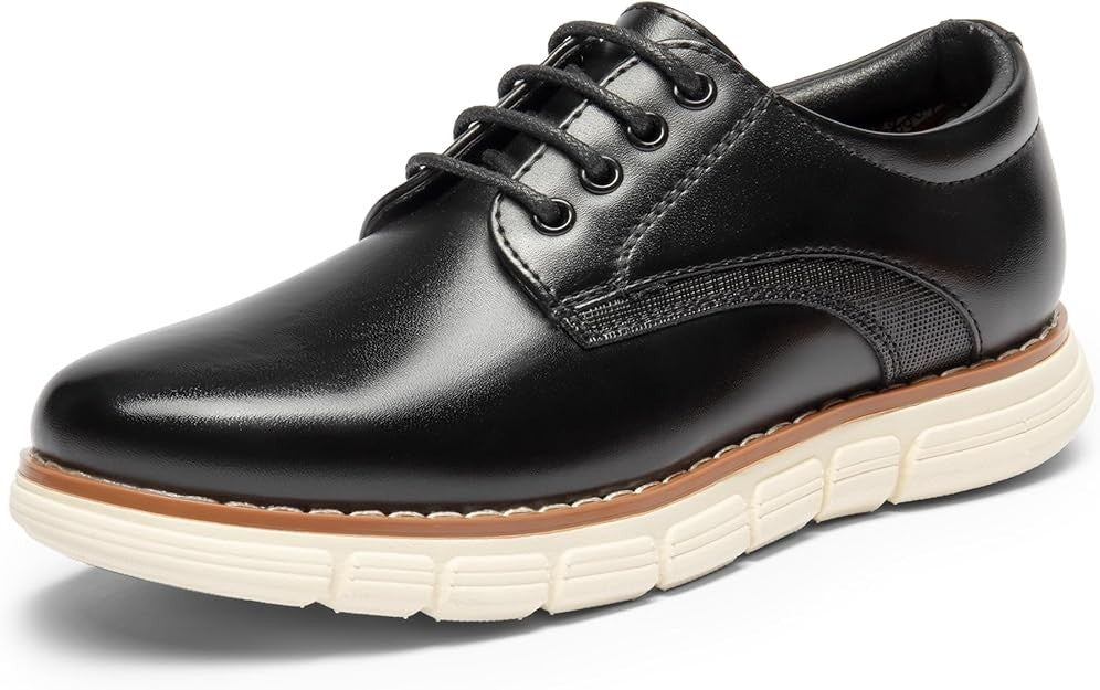 Bruno Marc Boy's Casual Oxford Formal Shoes Size 2 Little Kid Brand New!