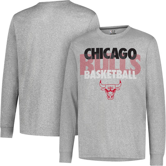 Ultra Game NBA Official Men’s Super Soft Supreme Long Sleeve T-Shirt - Unisex, C