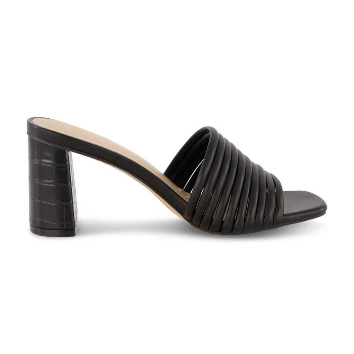 CUSHIONAIRE Irma One Band Dress Heel Black Size 6.5W Brand New!