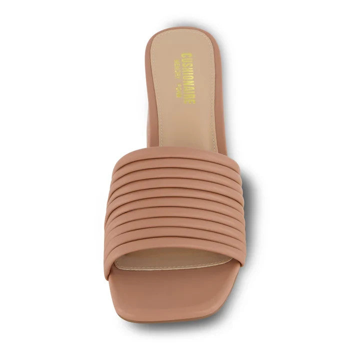CUSHIONAIRE Women's Irma One Band Dress Heel Tan Size 9M Brand New!