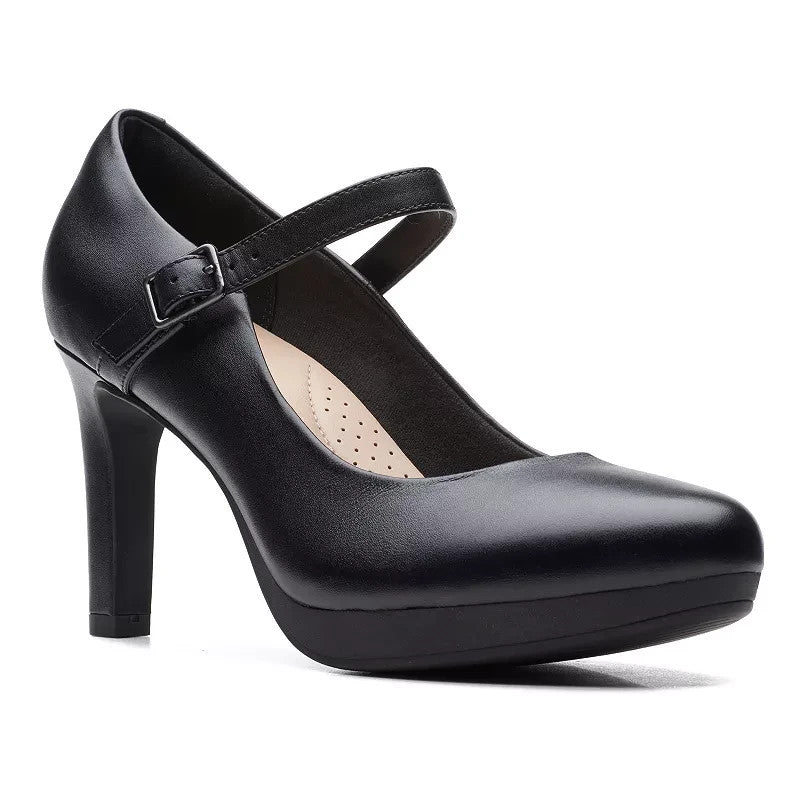 Clarks Women's Ambyr Shine Leather Pumps Size 7.5M Brand New!
