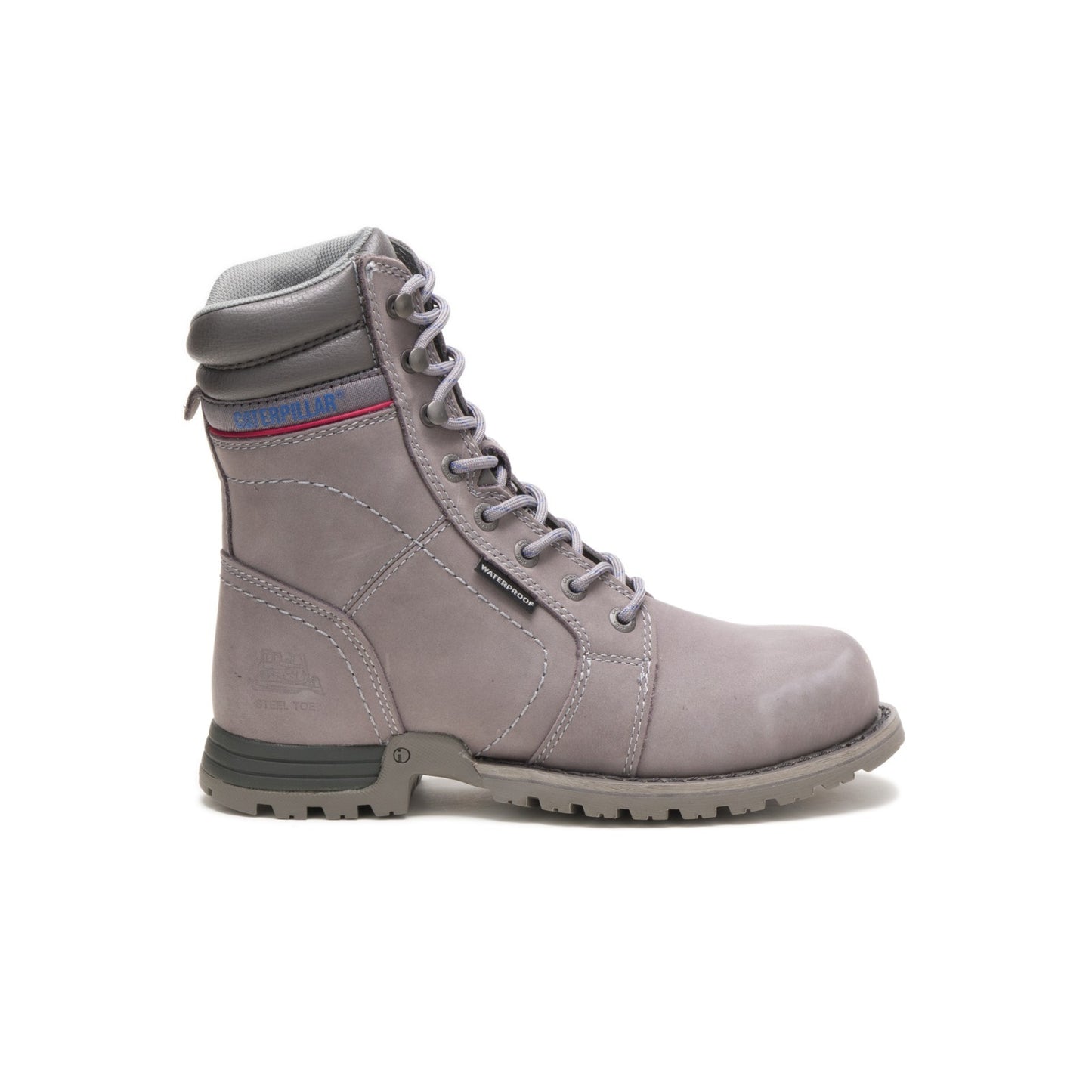 Cat Women's Echo Waterproof Steel Toe Work Boot Frost Grey Size 7 -BRAND NEW!!
